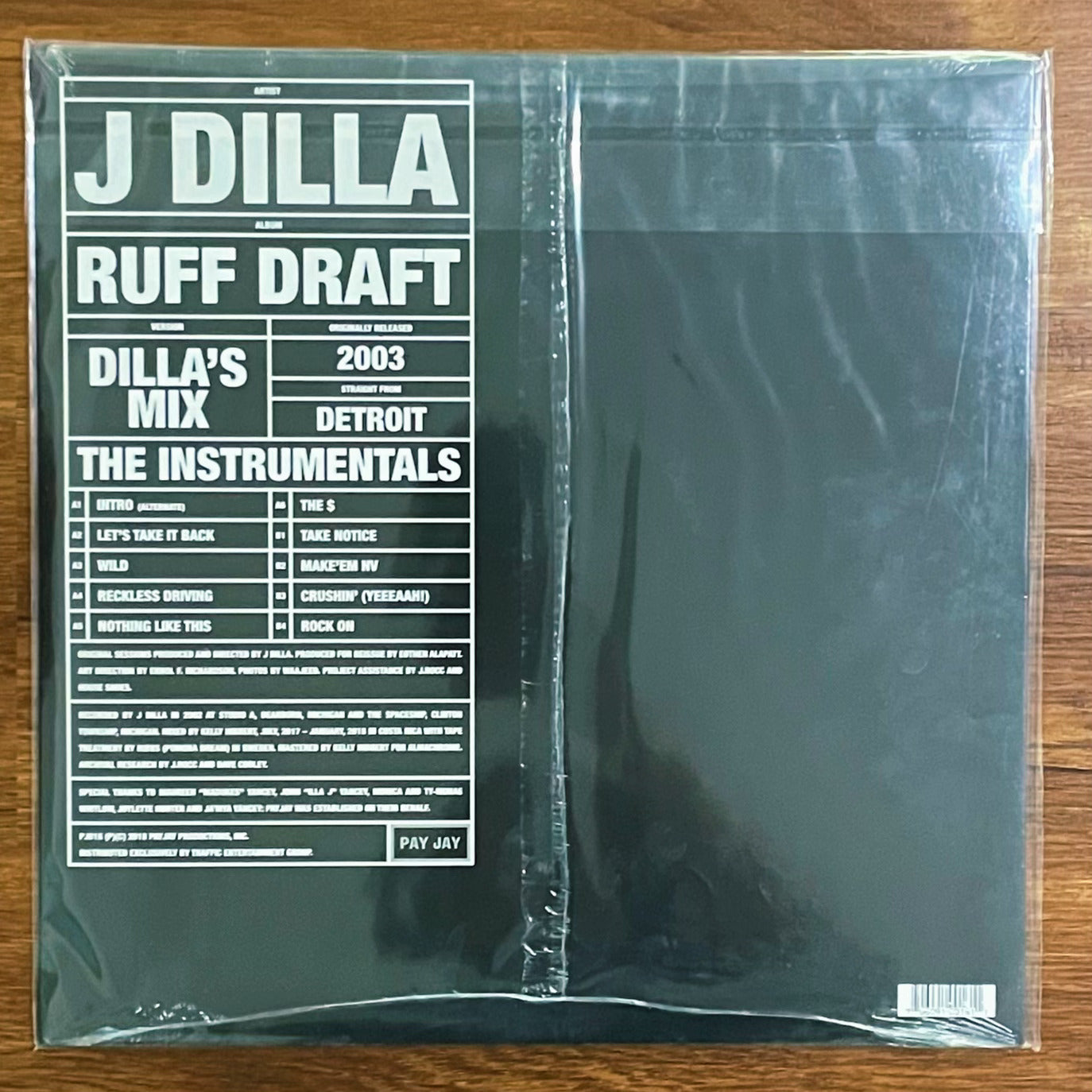 J Dilla – Ruff Draft: Dilla's Mix The Instrumentals