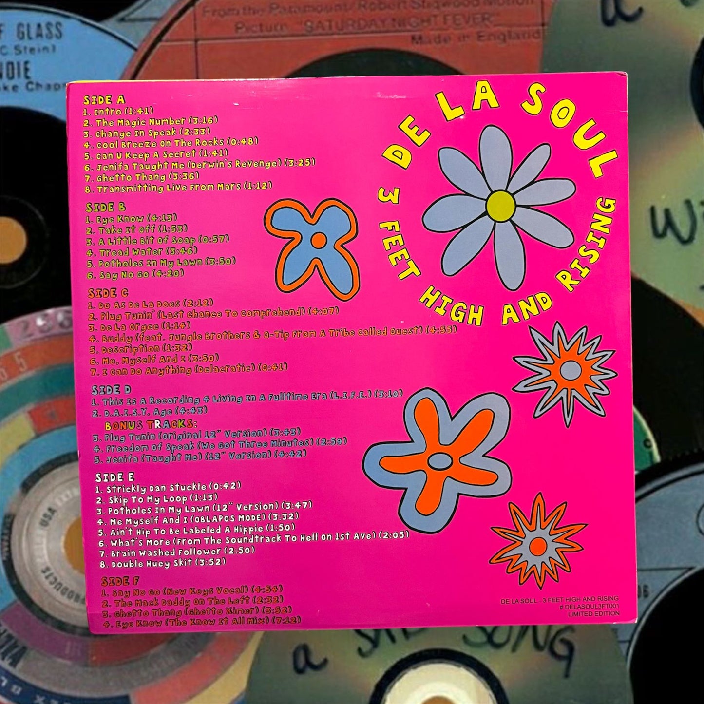 DE LA SOUL - 3 FEET HIGH AND RISING