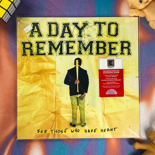 A DAY TO REMEMBER - FOR THOSE  WHO HAVE HEART (PINK SPLATTER VINYL)